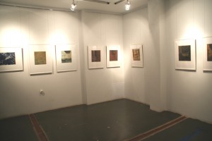 Ausstellungsansicht, Radierungen aus der Serie "B", 2015