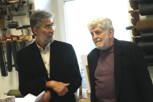 E. Hartwig und Gerrit Bekker im Gespräch,   Foto: B. Lau