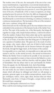 Catalog für Nebraska, Utopia of the Metropolis, Text Michele Emmer-2