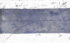 E. Hartwig, HORISTONE, 01/2018, 2-Farb-Aquatinta und Strichätzung, 12,5 x 20,7 cm, sign. IIIe.a.