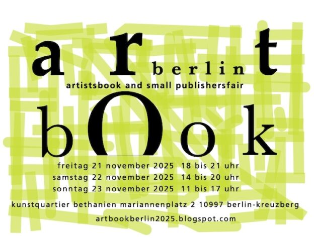 artbook berlin, 21.-23.11.2025