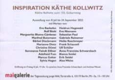 Inspiration Käthe Kollwitz, Einladungskarte