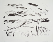 L,WOLKIG, 2/2009, Kreide-Tusche-Lithographie, 22 x 30 cm, sign. 5/6