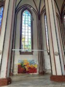 Helge Leiberg, der Funken, M 07 005, 2007, Acryl auf Leinwand, 200 x 300 cm, Foto: Anke Zeisler