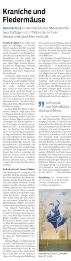 Märkische Oderzeitung Kultur überregional, 17.6.2025
