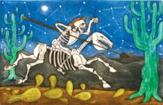 Enrique Flores, El Quijote de Posada, Aquatinta und Radierung